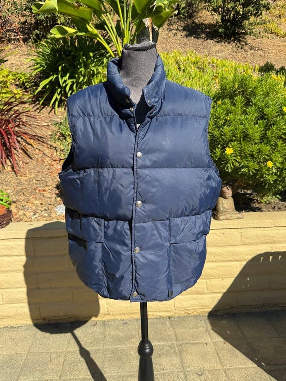 80s Woolrich Goose Down Puffer Vest Large - Etsy