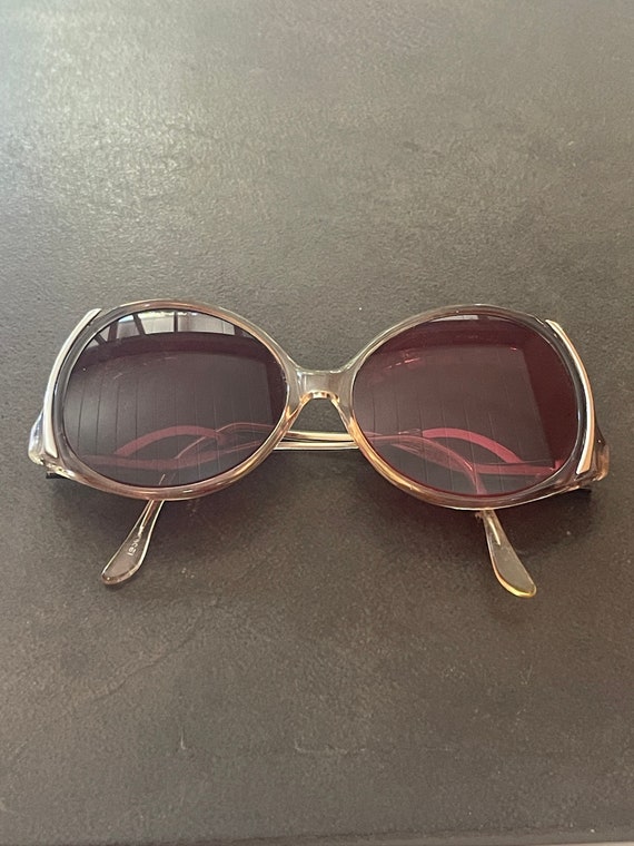 Vintage Athena Lavender Round Sunglasses Prescrip… - image 2