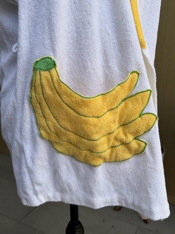 Pattern Print Banana Women Long Robe