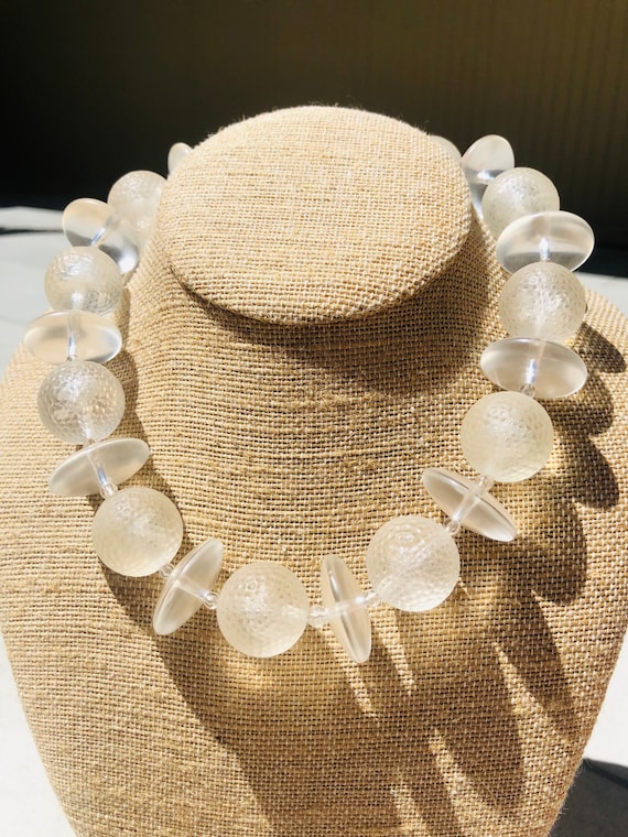 ★VINTAGE HOLLYWOOD★ Galaxy Ball Beads Necklace Vintage ball beaded necklace | eBay