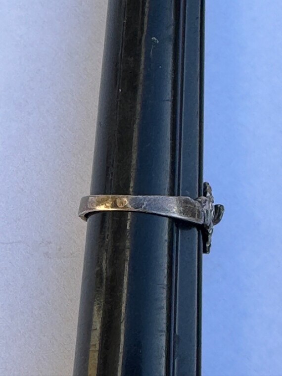 Sterling Silver Lizard Ring Size 7 - image 4