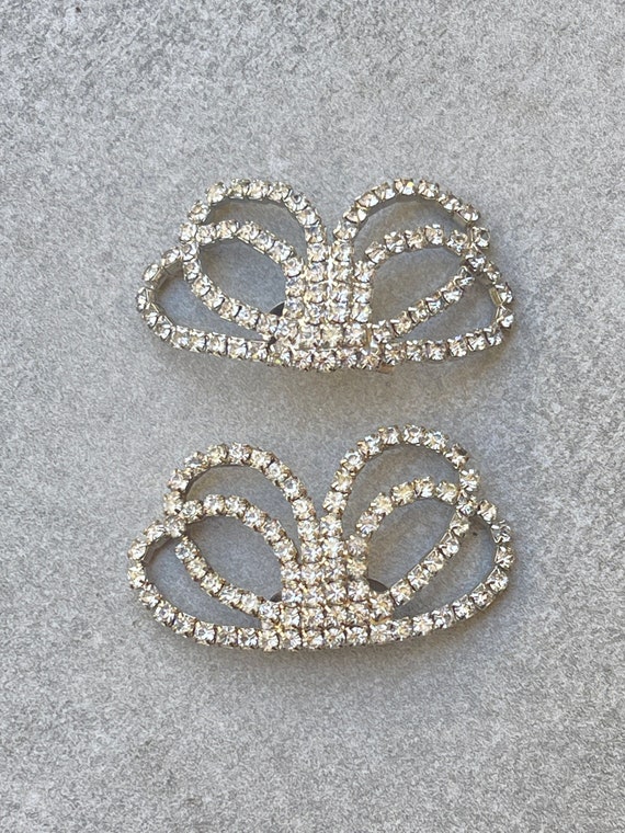 Rhinestone Vintage Shoe Clips