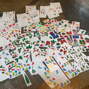 Mrs. Grossman’s Christmas Stickers Huge Lot