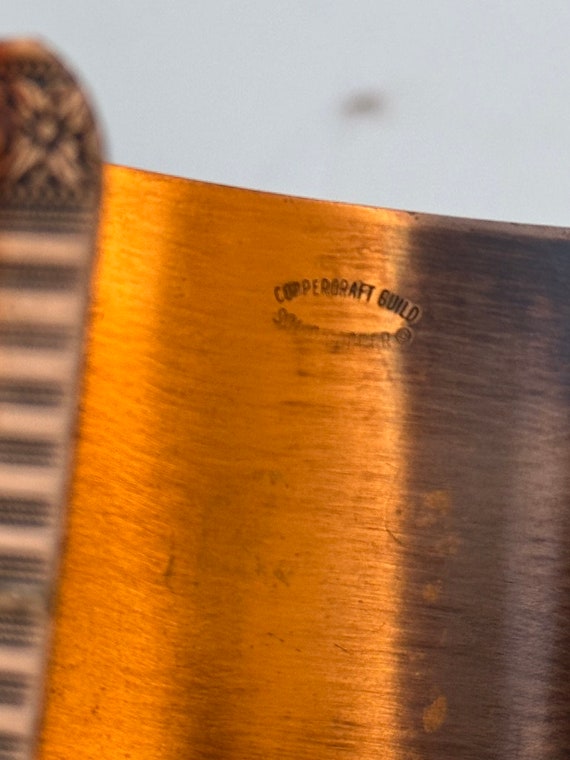 Coppercraft Guild Solid Copper Wide Cuff Bracelet - image 3
