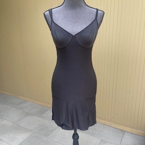 Valentino Intimo Black Underwire Slip Dress 34D