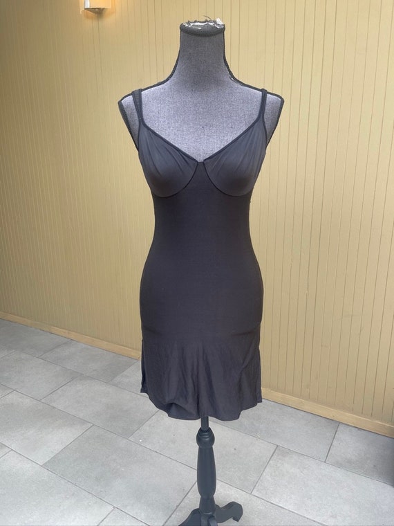 Valentino Intimo Black Underwire Slip Dress 34D - image 1