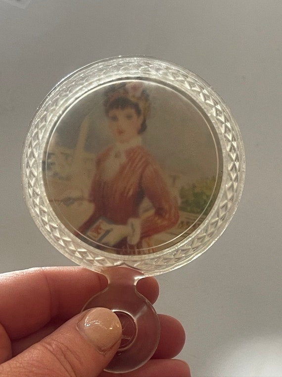 1972❣️西洋アンティーク　女性　像　鏡 Amazon.com: Jinvun Antique-Like Compact Mirror Durable