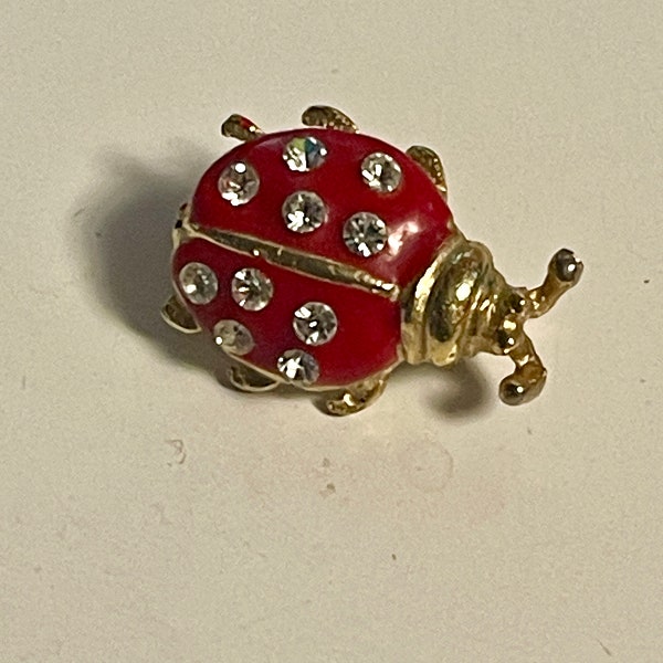 Bijoux Cascio Ladybug Pin Vintage Brooch
