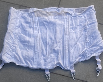 1960s Girdle w/ Garters Corset Slimming Smoothing Vintage Lingerie Plus Size Shapewear 2X