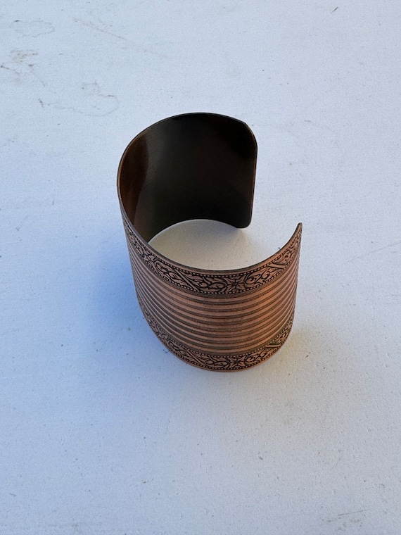 Coppercraft Guild Solid Copper Wide Cuff Bracelet - image 2