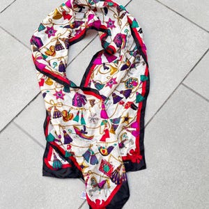 Vintage Oblong Silk Scarf by First Issue