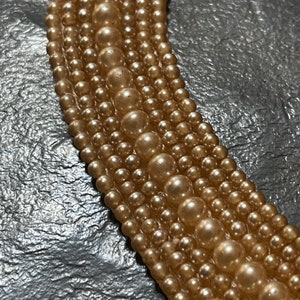 50s Beaded Pearl Vintage Collar by Miranda Made in Japan