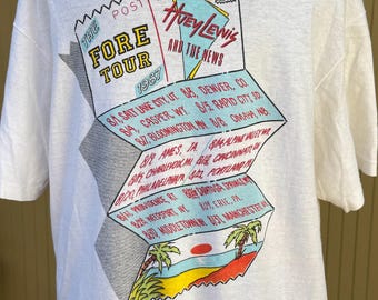 ヒューイ・ルイス＆ザ・ニュース ツアーTシャツ ヴィンテージ 古着