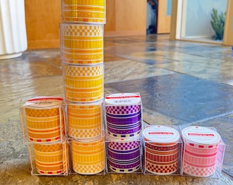 Mrs. Grossman’s Stickers By The Yard 2 Yards of Continous Stickers Design Lines  Multiple Rolls Available Vintage Scrapbook Borders Crafts