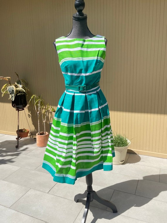 Deadstock! 60s Summer Dress by Stacy Ames Size 10 - image 2