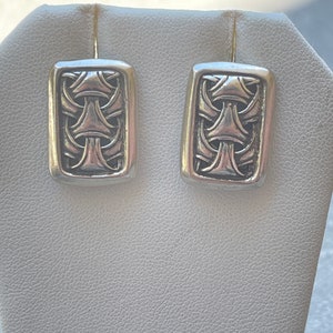 Sterling Silver Celtic Vintage Earrings for Pierced Ears