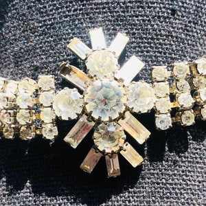 Rhinestone choker vintage necklace