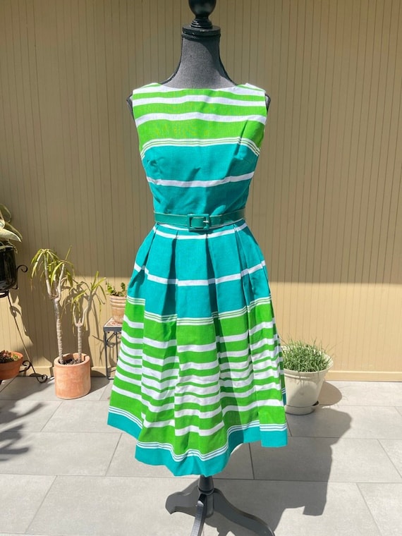 Deadstock! 60s Summer Dress by Stacy Ames Size 10 - image 1