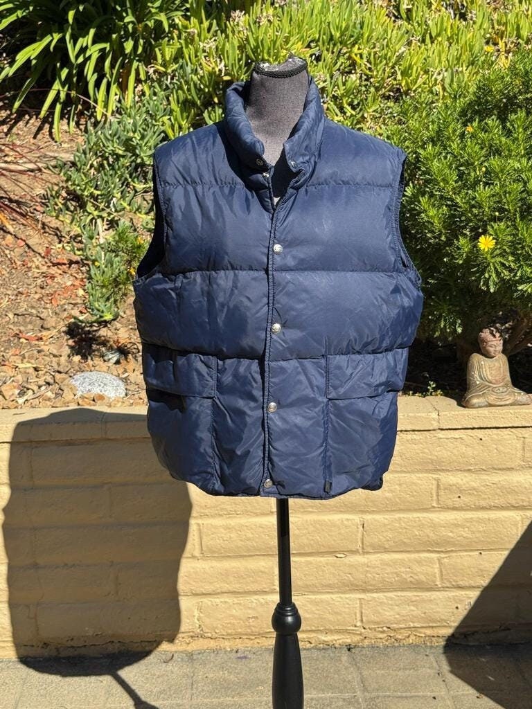 Woolrich Down Vest - Etsy