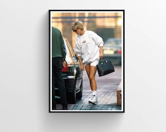 Princess Diana Fashion Print, Iconic Vintage Wall Art (Digital Download)