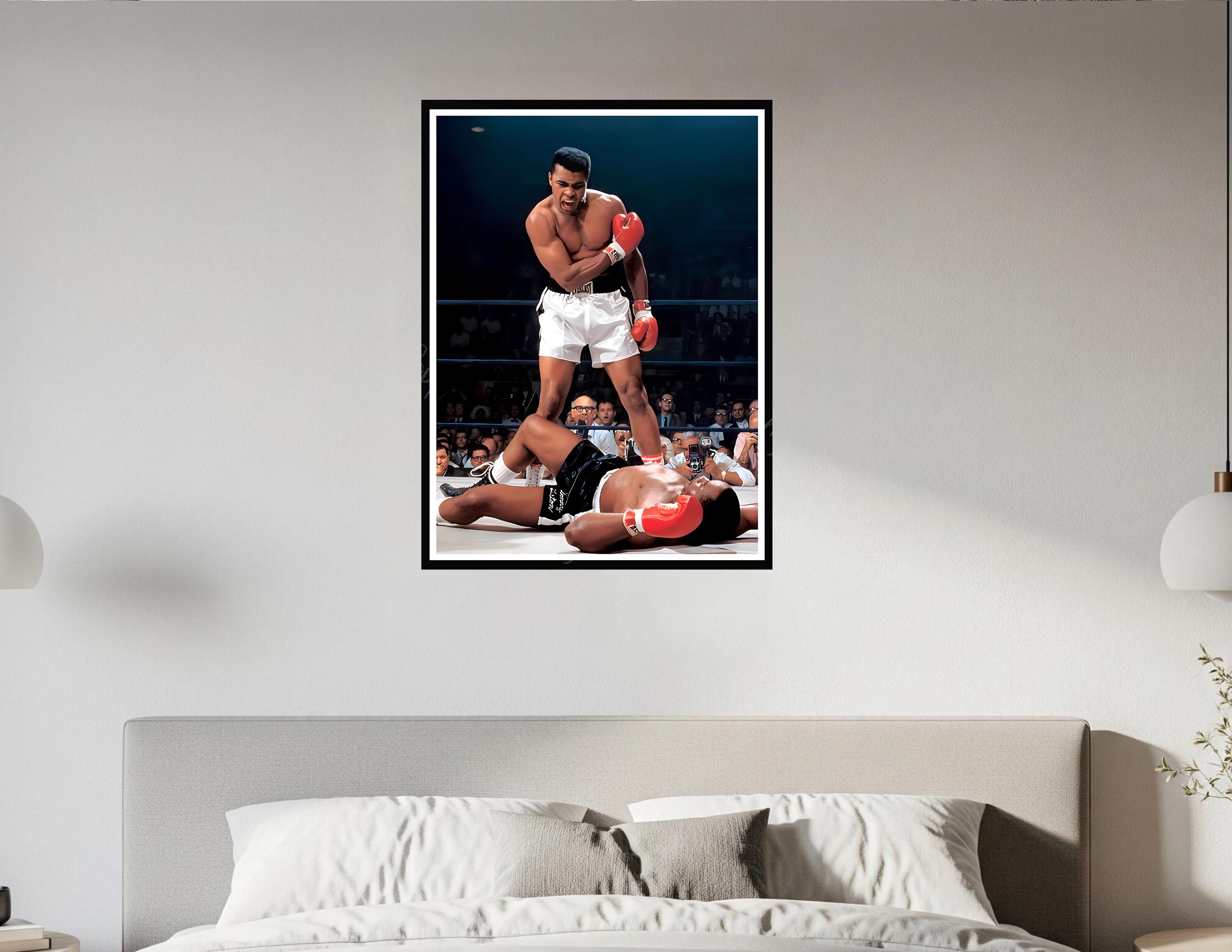 Muhammad Ali Boxing Poster, Retro Sports Photography Print, Home Decor ...