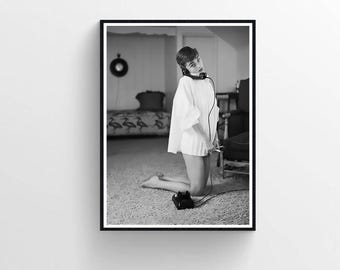 Audrey Hepburn, Breakfast at Tiffany's, Iconic Movie Poster (Digital Download)