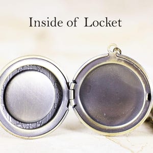 Me Not Locket Pendant, Victorian Flower