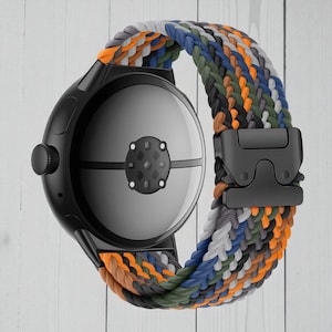 Handmade Paracord Nylon Watch Strap for Pixel Watch 3 – Tactical Loop Band with Quick-Adjust Closure for Outdoor & Daily Wear
