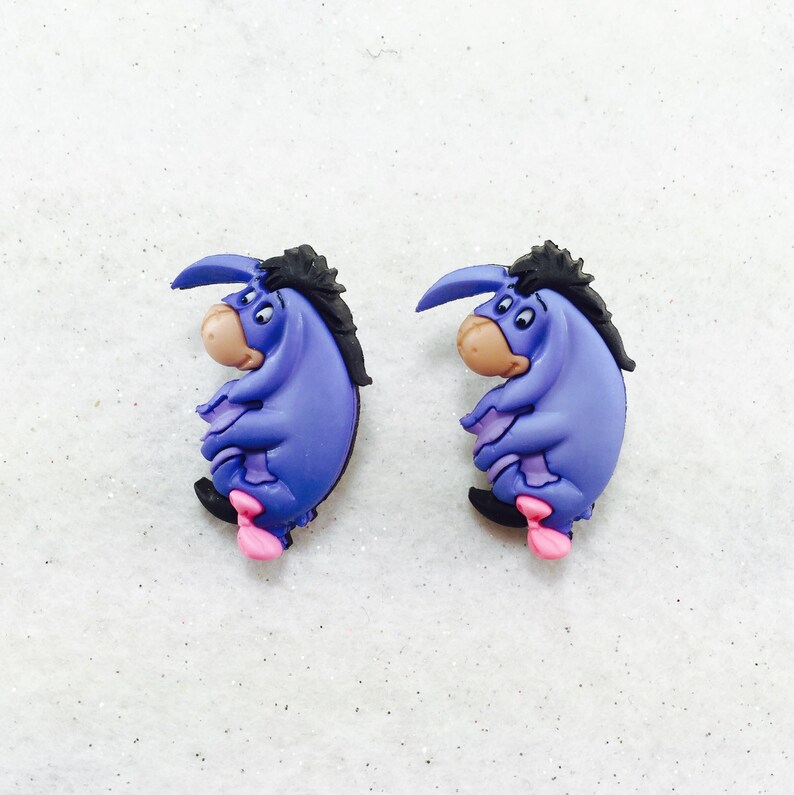 Disney Eeyore Earrings Winnie the Pooh Jewelry Donkey Etsy