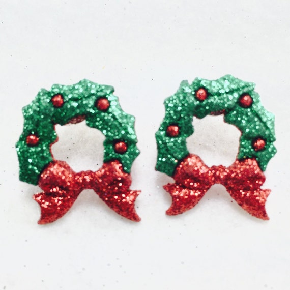 christmas stud earrings