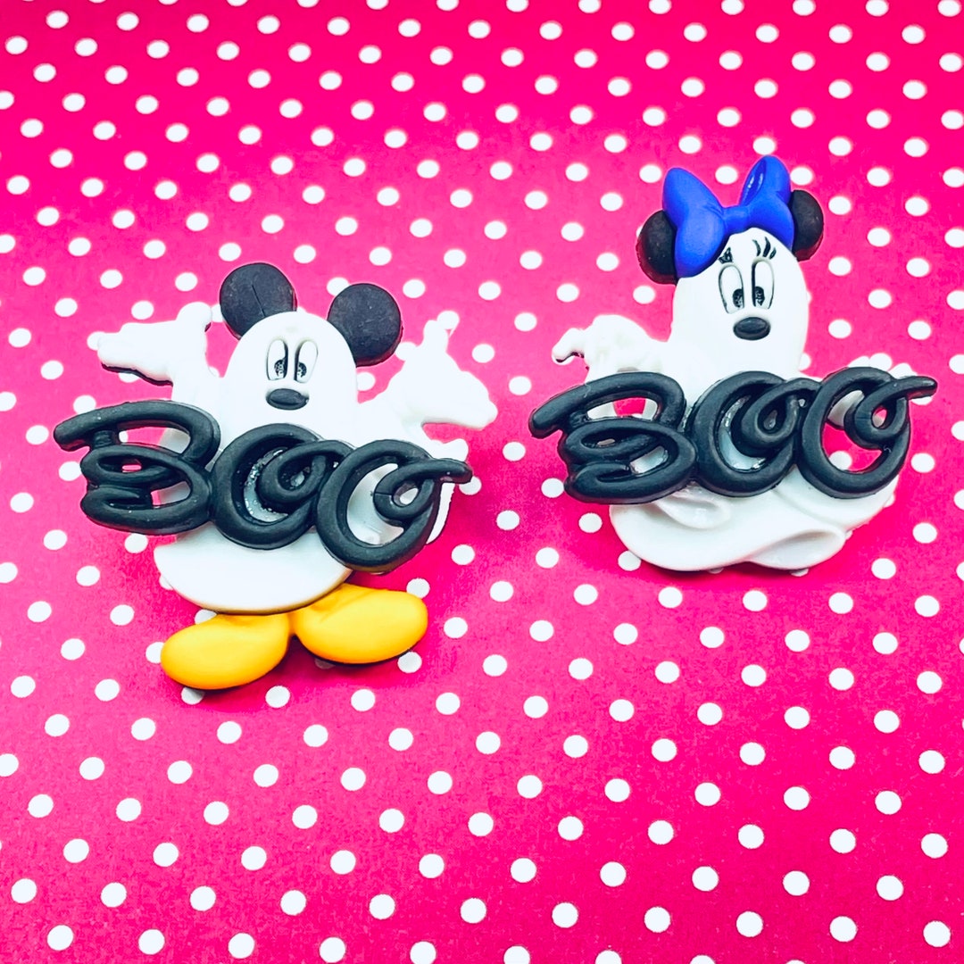 Spooktacular Disney Halloween Earrings Mickey and Minnie - Etsy