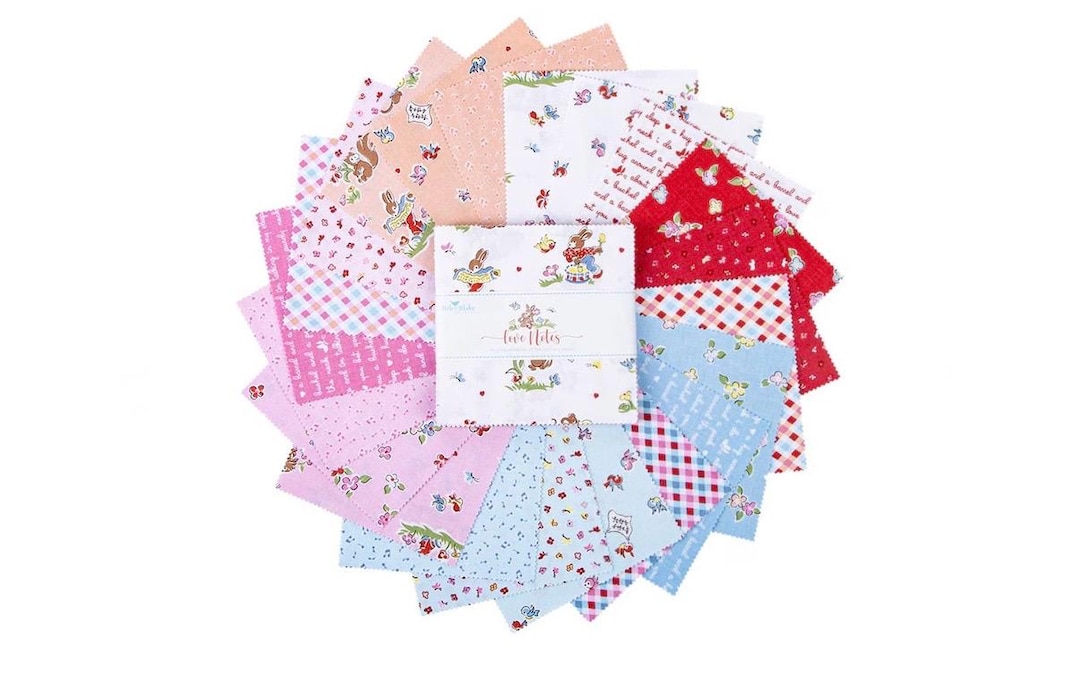 Riley Blake Love Notes 5 Inch Stacker - Etsy