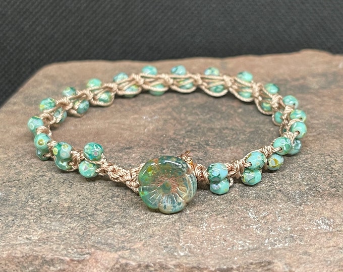 Boho Multi-color Beaded Boho Bracelet Womens Colorful Wide - Etsy