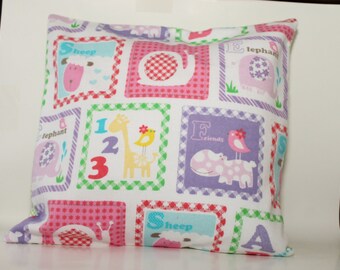 12x12 Baby Nursery Block Decorative Pillow