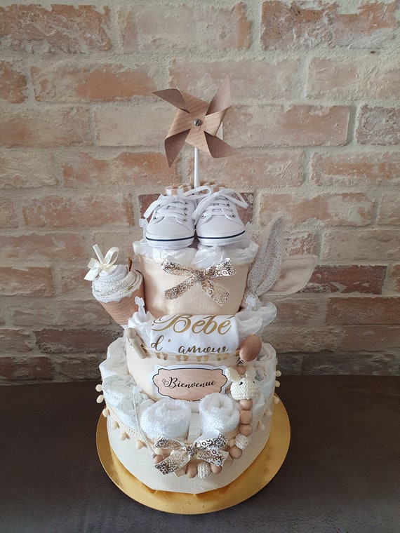 Cadeau de naissance mixte Mystère glacé - Babys Cakes