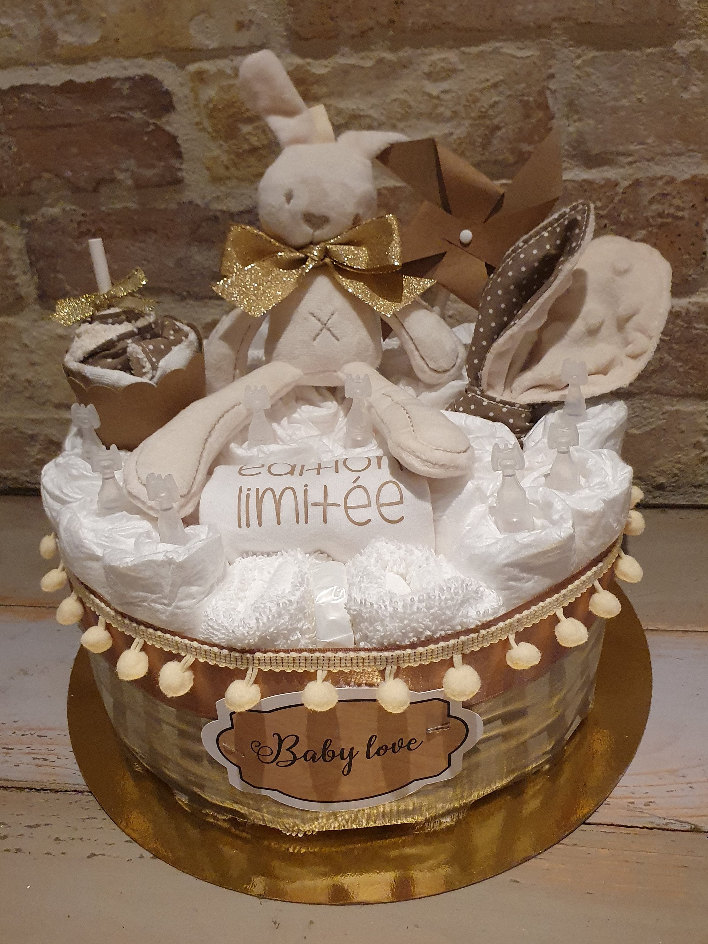 Cadeau de naissance mixte Mystère glacé - Babys Cakes