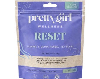 RESET – Detox Tea, 14-Day Herbal Cleanse | Caffeine-Free | 1 oz (14 servings)
