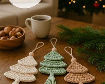 Minimalistisch kerstboomornament – haakpatroon pdf