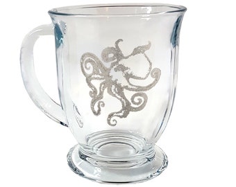 Octopus Coffee Mug: Free Personalization, 16 ounce