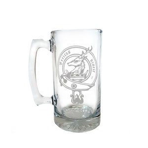 Clan Keith Scottish Crest Stein: Free Shipping & Personalized Engraving