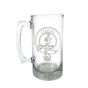 Clan Boyd Scottish Crest Stein: Free Shipping & Personalized Engraving