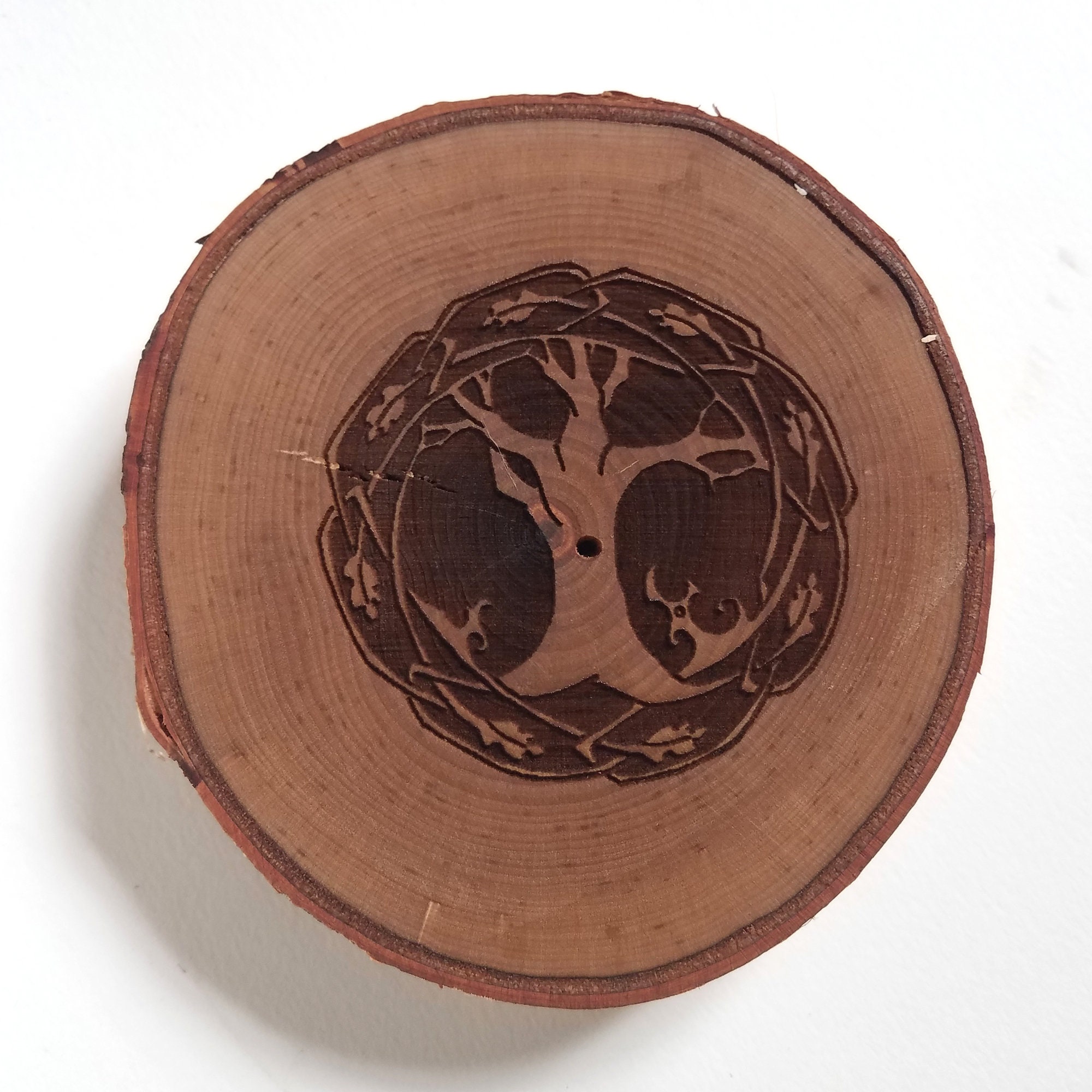 Tree of Life Wooden Incense Holder Handmade Incense Stick Etsy