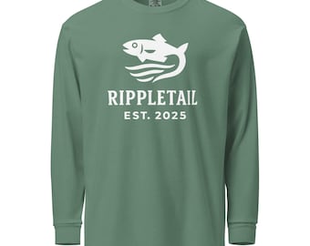 Rippletail Classic Logo Comfort Colors Heavyweight Long-Sleeve Shirt