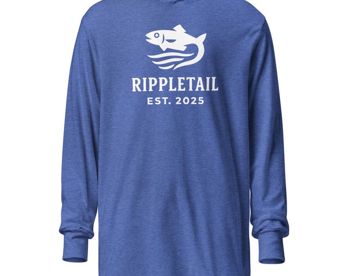 Rippletail Classic Logo Hooded Long-Sleeve Tee