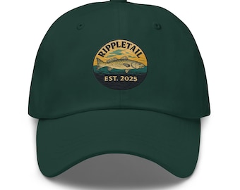 Rippletail Trout Fish Embroidered Logo Hat