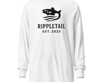 Rippletail Classic Logo Hooded Long-Sleeve Tee