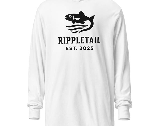 Rippletail Classic Logo Hooded Long-Sleeve Tee