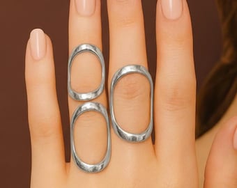 Férula de plata para artritis, soporte para desviación lateral, anillo EDS, férula para dedo en martillo, férula para deformidad en ojal, férula para dedo en gatillo