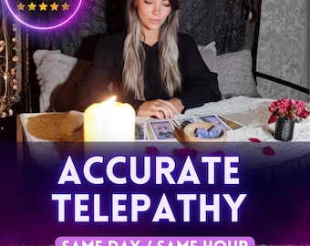 Same Hour Accurate Telepathy Reading, Detailed Mind Reading, Empathy, Honest Psychic Reading, Tarot Cards Reading, Telepathy Reading