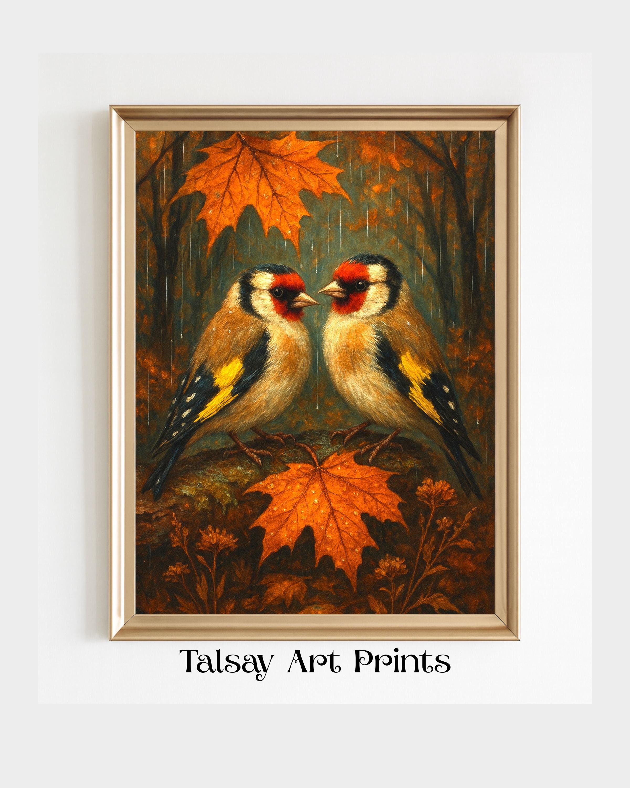 Tableau Mural Oiseau Vintage - Mésange à Crête Sur Partition - Art Mural UK